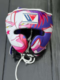 Winning Boxing Headguard Purple Anime Style Head Guard for Boxing Training