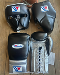 Winning Beginner Boxing Set Black/Silver Gloves Training Kit