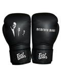 Fiest Winning Style Black Lace-Up Boxing Gloves Classic Training